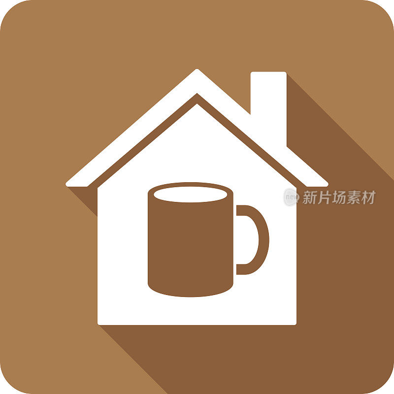 House Coffee图标剪影